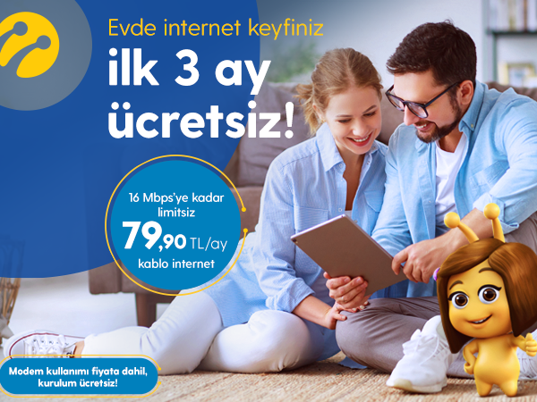 Ay Cretsiz Turkcell Kablo Nternet Kampanyas Kampanyas